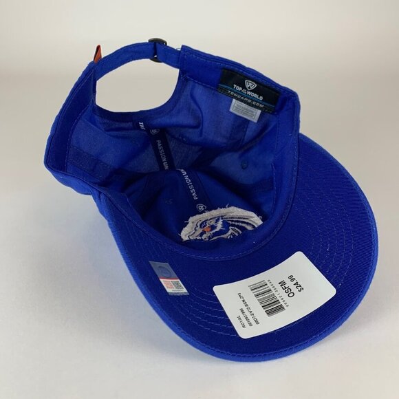 Boise State Broncos NCAA Blue Top of the World Relaxed Fit Hat - Picture 4 of 5